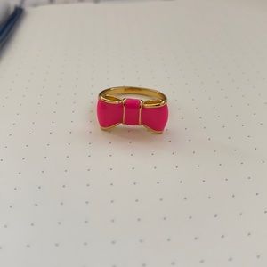 Kate Spade ♠️ Pink Bow Ring 🎀